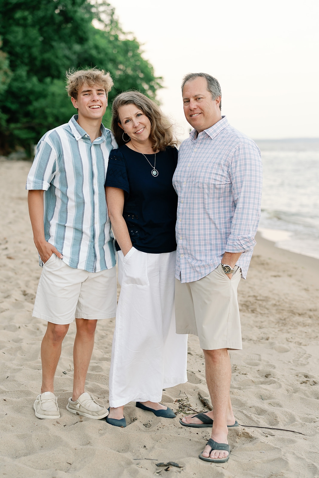 Amy Slenker-Smith with her husband Steve and son Zack